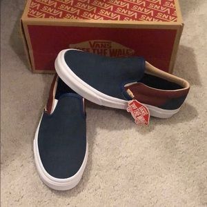 Textured Suede Classic Slip On Vans